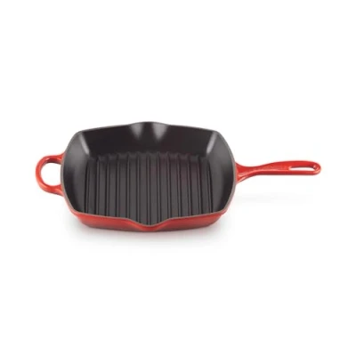 Imagen de Le Creuset Griddle Pan Signature Cerise 26 x cm enamelled non stick coating
