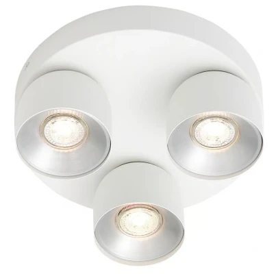 Imagen de Nordlux Downlight Pitcher, GU10, 3 luces, redondo, metal, blanco
