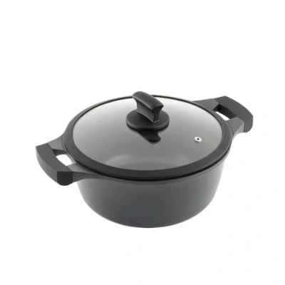 Imagen de Metaltex XPERT Cacerola Alta Aluminio Fundido, 24 cm, Antiadherente ILAG 3 Capas, Full Induction válido para Todo Tipo de cocinas, 4.1 litros