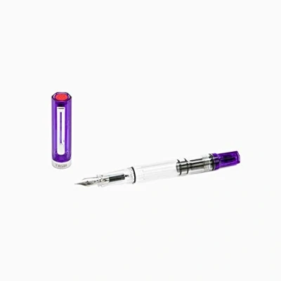 Imagen de Twsbi Eco Transparent Purple Plumín Stub 1.1 mm Pluma estilográfica