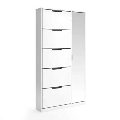 Imagen de Vicco Zapatera abatible Luca, Blanco, 90 x 170 cm