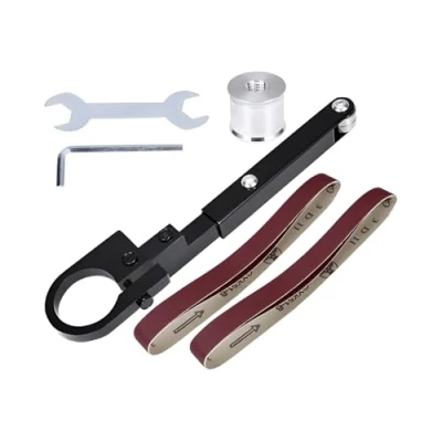 Imagen de Honhoha Herramienta de conversión amoladora angular, adaptador lijadora banda,amoladora pulidora modificada bricolaje, lijadoras banda pulidora,