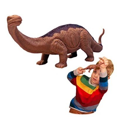 Imagen de Rep Pals Brontosaurus, Juguetes elásticos de Deluxebase. Réplicas Animales súper Que parecen Reales. Ideales para niños y niñas