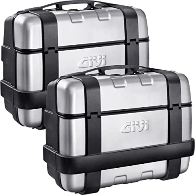 Imagen de Givi TRK46PACK2 Trekker 46 Baúl Monokey con Cover de Aluminio, Carga Máxima A 10 Kg