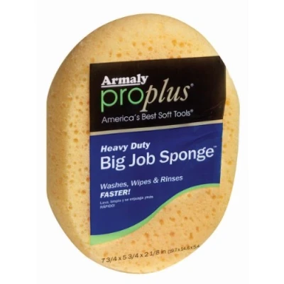 Imagen de Armaly 00006 Esponja Ovalada ProPlus Big Job Utility, poliéster Resistente Estracell, Amarillo, sin tamaño