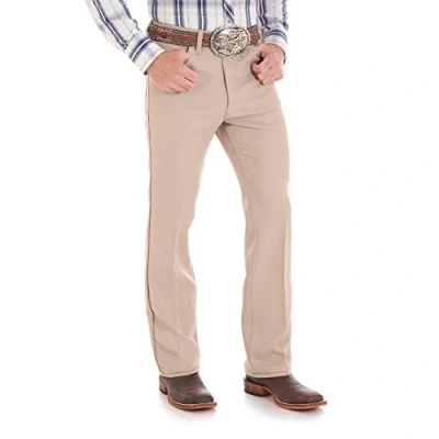 Imagen de Wrangler, Wrancher, Vaqueros de vestir para hombre, Beige oscuro, 42W x 29L