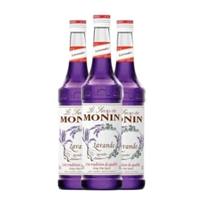 Imagen de Schnapp MoninCocktail Sirope Lavanda Lavande 70 cl (Caja de 3 Botellas cl)