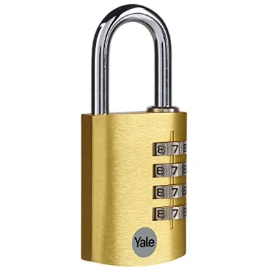 Imagen de Yale YE3CB/38/131/GO Candado de Seguridad Combinación Negro 38 mm YE3CB