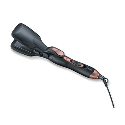 Imagen de Beurer HT60 Plancha de cabello multifunción cerámica, color negro y cromado
