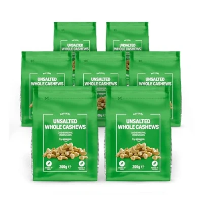 Imagen de by Amazon Anacardos Enteros Sin Sal 200g, Paquete de 7