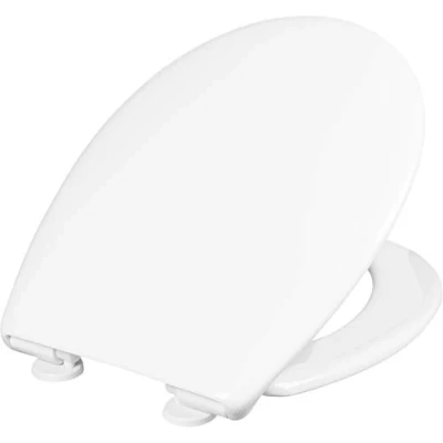 Imagen de Cornat asiento de inodoro &quot;Como&quot; clásico blanco Termoplástico fácil limpiar, función Quick up &amp; Clean, descenso automático, inodoro, tapa 1076390