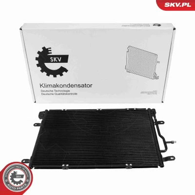 Imagen de ESEN SKV 86SKV402 Condensador sin secador Aluminio 611mm AUDI: A4 B7 Sedán, B6 Avant