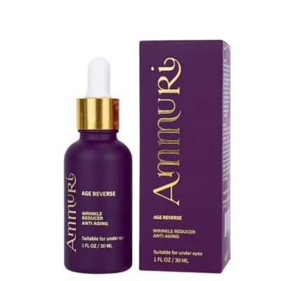 Imagen de suero facial antienvejecimiento Ammuri, péptido + Matrixyl 3000 con de ácido hialurónico y vitamina C para el cuidado la piel, facial, tratamiento del acné Botella 30 ml