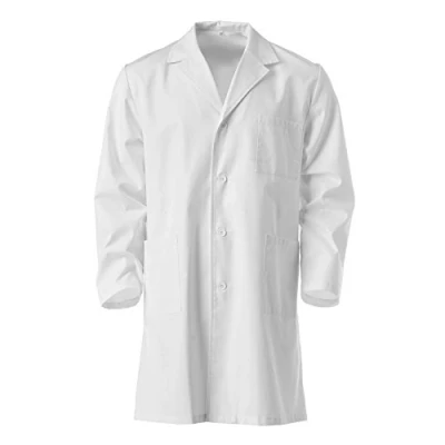 Imagen de Bata, químicos, talla 10 años a 18, 100% algodón, para laboratorio escolar 12 escolar,
