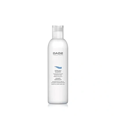 Imagen de Laboratorios Babé Champú Extrasuave 250 ml para Pelo Sensible, Aporta Suavidad E Hidratación, Hombres y Mujeres, Cuidado Capilar, Calmante, Respeta el Ph