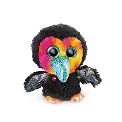 Imagen de NICI Glubschis: El tierno Juguete Original del tucán Tuffy 15 cm Peluches esponjosos para los Amantes de Juguetes Suaves, muñecos Aves con Grandes Ojos Brillantes abrazar y Jugar, 46966