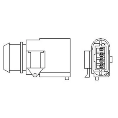 Imagen de MAGNETI MARELLI 466016355077 Sonda lambda térmico 4 SEAT: Ibiza 3, Leon II Hatchback, Altea, VOLKSWAGEN: GOLF 5, Polo IV 6