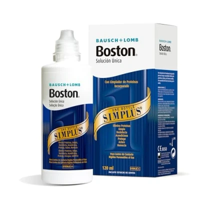 Imagen de Bausch + Lomb Boston SIMPLUS Solución Única 120ml para lentes de contacto rígidas