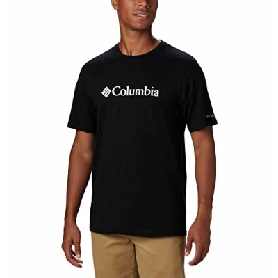 Imagen de Columbia CSC Basic Logo Short Sleeve, Camiseta De Manga Corta para Hombre, Black, Talla M