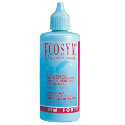 Imagen de Ecosym Gel de limpieza intensiva para prótesis semanal, color azul claro, 100 ml