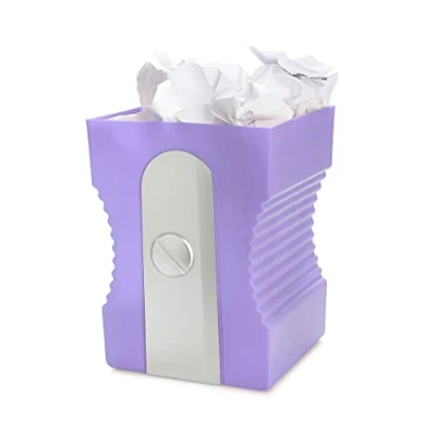 Imagen de Balvi Papelera Sharpener Color Malva Original y Divertida En Forma de sacapuntas Plástico