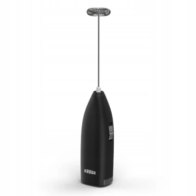 Imagen de XAVAX Espumador de Leche Eléctrico (Batidor Leche, Acero Inoxidable, Con Pilas, Eléctrico, Multifuncional) Color Negro