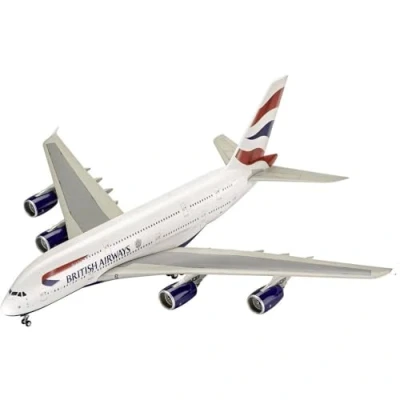 Imagen de Revell Other License A380, British Airways Maqueta Avión, 14+ Años, Multicolor, 50,4 cm de Largo (03922)