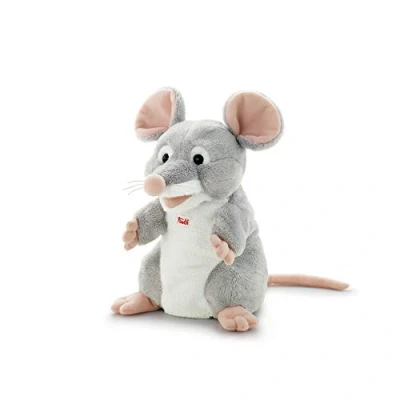 Imagen de Trudi Marioneta de Ratón Marionetas y Peluche para Teatro Juego niños. Contar Crear Historias. 17x26x15cm Taglia S Puppets Modelo 29913