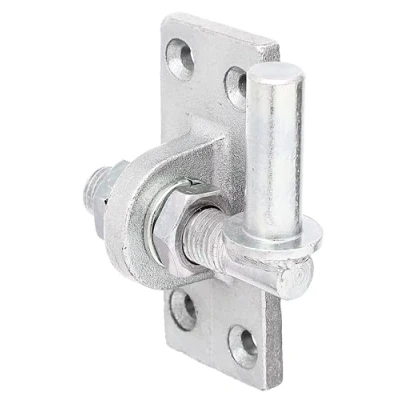 Imagen de Alberts 318246 Gozne para atornillar, Ajustable en 20 mm, Galvanizado, pasivado con capa gruesa, Ø del entre eje 16 Pletina 105 x 45 mm