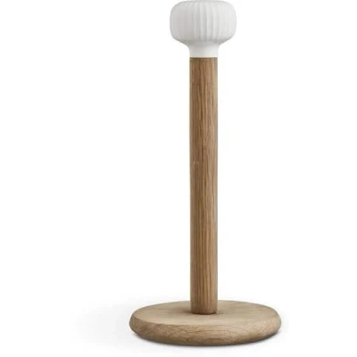 Imagen de Portarrollos de Cocina Kähler H31 cm Hammershøi práctico diseño danés, Blanco
