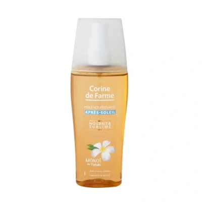 Imagen de Corine de Farme Aceite Nutritivo Aftersun para Cuerpo y Cabello Calma, Hidrata, Prolonga el Bronceado, Repara Pelo Fabricación Francesa 150 ml