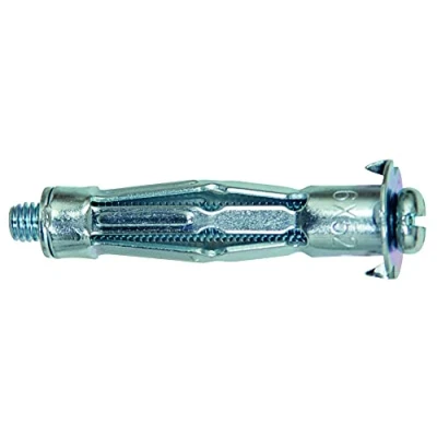 Imagen de fischer taco de metal, Gris, Tornillo 4 x 60
