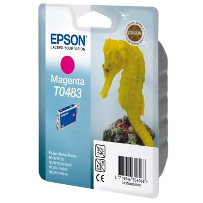 Imagen de Epson T0483 Magenta Ink Cartridge (seahorse)