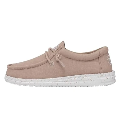 Imagen de Hey Dude Wally Youth Slub Lona, Moc Toe Shoes, marrón, 36 EU