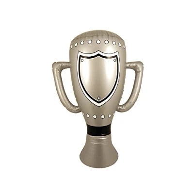 Imagen de Henbrandt Paquete de 3 trofeos inflables la Copa del Mundo Campeón 60 cm para fiestas