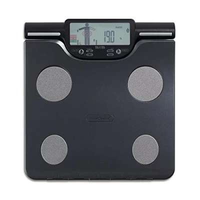 Imagen de TANITA BC 613 Escala de Composición Corporal Segmentaria Masa Muscular Grasa por Parte del Cuerpo Consumo Diario deCalorías 10 Lecturas Negro