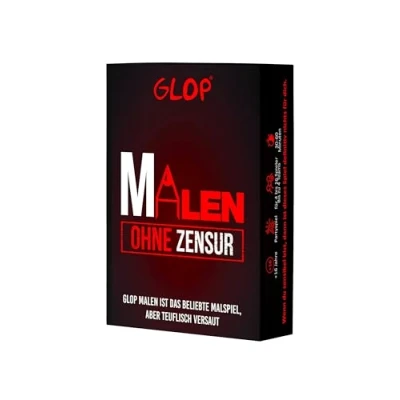 Imagen de Glop Gesellschaftsspiele für Erwachsene Die Schrägste Version Des klassischen Malspiels 2 bis 4 Spielerteams Spiele Spiel Jahres 2022 Lustige Geschenke Malen