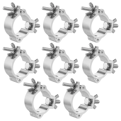 Imagen de BORDEAG 8 Piezas Truss Clamp, Abrazadera De Luz Escenario, Para Luces Escenarios, Abrazaderas Iluminación Escenario Plata 28 A 35 Mm