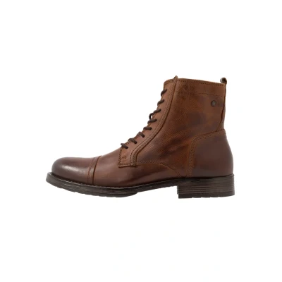 Imagen de Jack &amp; Jones Jfwrussel Botines con cordones, Hombre, Talla: 46, Cognac Zapatos