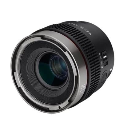 Imagen de Samyang V AF 35mm T1.9 FE para Sony E Lente de video enfoque automático cine 8K Soporte Interruptor personalizado y botón