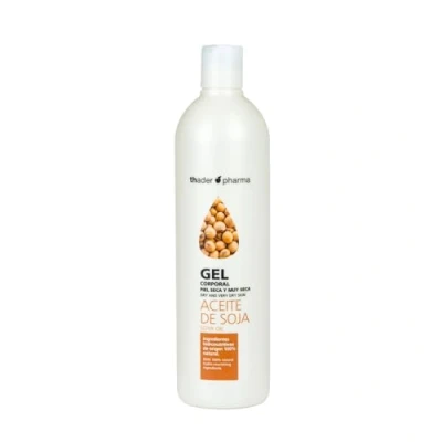 Imagen de Thader Pharma Gel Corporal Hidratante con Aceite de Soja para Pieles Secas, Nutre e Hidrata, 750 ml