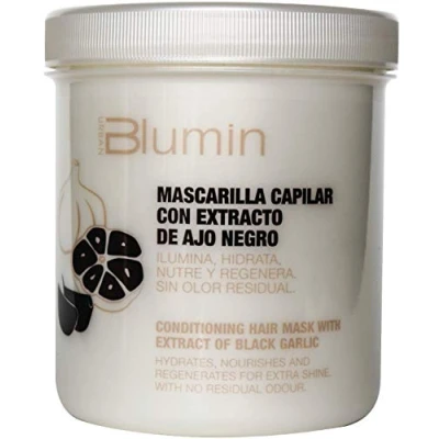 Imagen de Blumin Mascarilla para el cabello con extracto de Ajo negro, Nutre, Regenera, Hidrata e Ilumina cabello, 700 ml