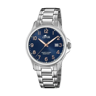 Imagen de Lotus Reloj Analógico para Hombre de Cuarzo con Correa en Acero Inoxidable 18645/2