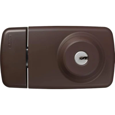 Imagen de Abus 532719 7025 B Cerrojo extra para puerta con cilindro interior y exterior, color marrón