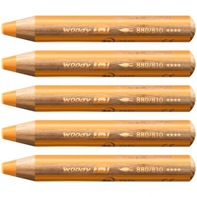 Imagen de Lápiz de Color multifunción STABILO Woody 3 en 1 Caja con 5 unidades oro