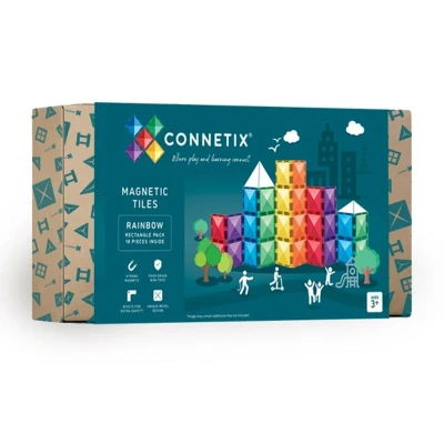 Imagen de Construcción Connetix Rainbow Rectángulo 18 piezas
