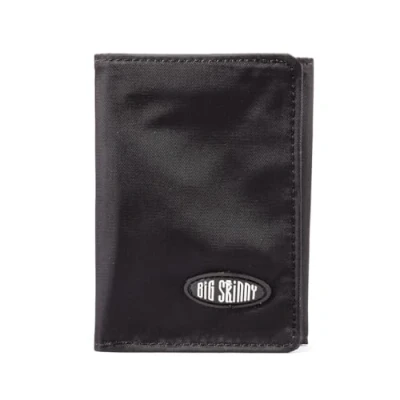 Imagen de Big Skinny Men&#039;s Tri Fold Slim Wallet, Holds Up to 25 Cards, Black