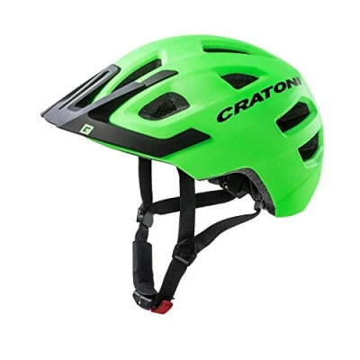 Imagen de Cratoni Casco de Bicicleta la Marca niños, Modelo Maxster Pro, Primavera/Verano, Infantil, Color Lime/Black Matt, tamaño S M