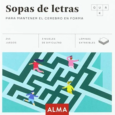 Imagen de Sopas de letras para mantener el cerebro en forma: 25 (Cuadrados diversión)