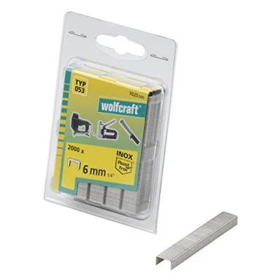 Imagen de wolfcraft Grapa de lomo ancho, INOX, tipo 053 I 7025000 Para un agarre óptimo
